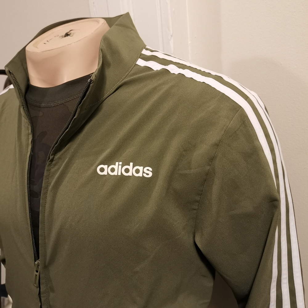 🆕💎 Adidas Originals 3 Stripe Zip Jacket